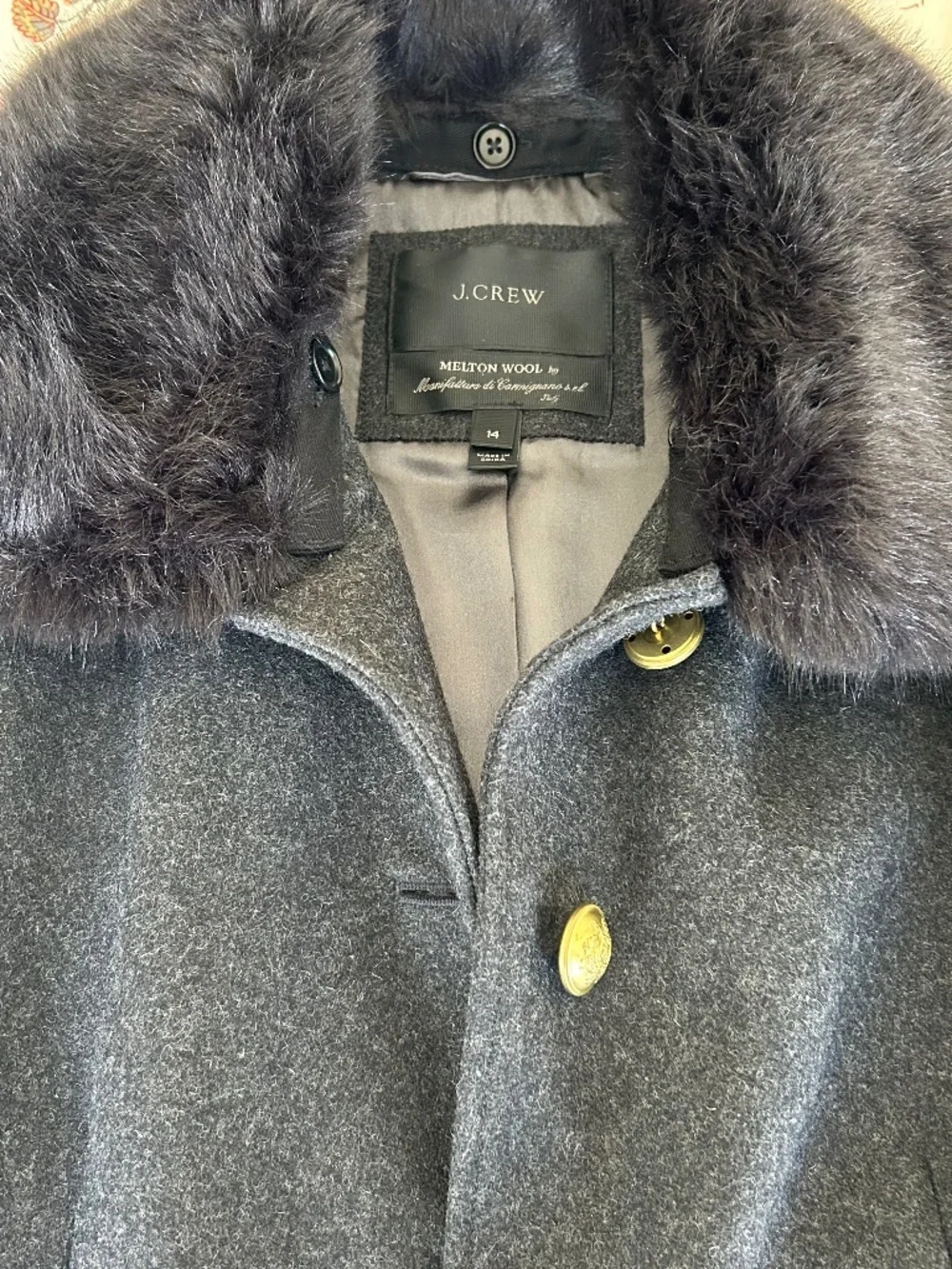 J. Crew Italian wool coat - Picture 5 of 9